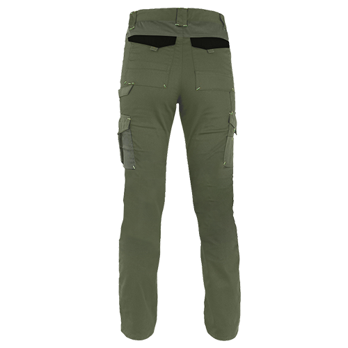 PANTALON HW DAKOTA SPANDEX MUJER VERDE OLIVA XXL