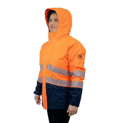 PARKA HW ARTICA MUJER NARANJO FLUOR XS