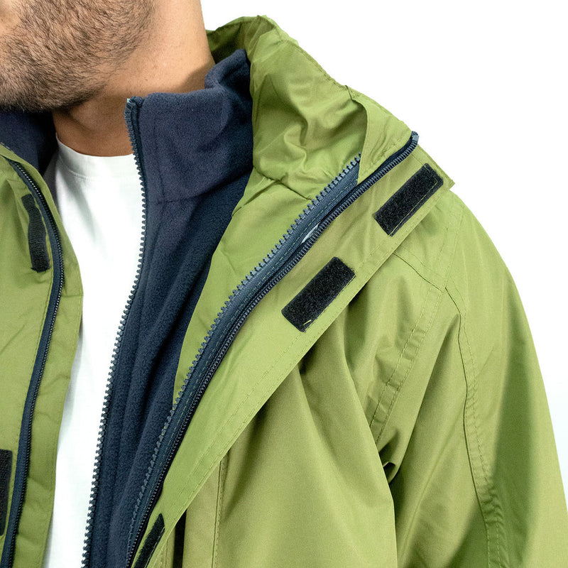 PARKA DESMONTABLE QUEBEC OTTAWA 3 EN 1 VERDE OLIVA S