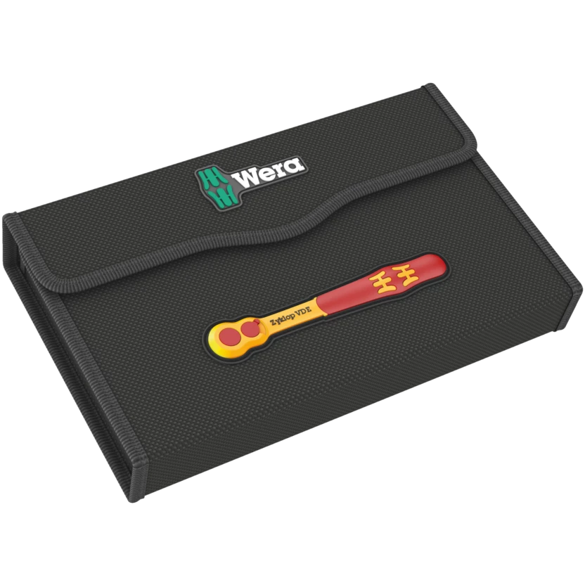 Set chicharra métrica 3/8" aislada VDE Zyklop 17 Piezas 1000V VDE Wera