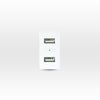 MÓDULO TOMA USB 5V C.C. 1100MA BLANCO