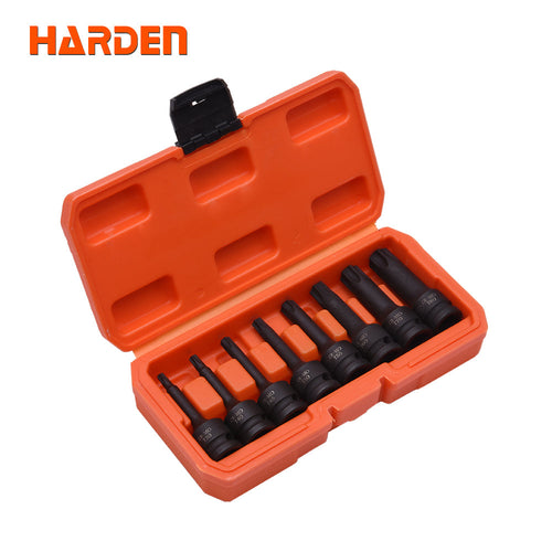 Set de Dados Torx Impacto 8Pz 1/2 (537038) - HARDEN