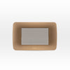 INTERRUPTOR SIMPLE 9/12 TECLON 73 MM 10A 250V BEIGE ARMADO TITANIO