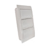 TABLERO EMBUTIDO 36 POLOS TAPA BLANCA LIBRE DE HALÓGENO IP41