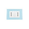 TOMA CORRIENTE DOBLE 10A 250V CRYSTAL ARMADO