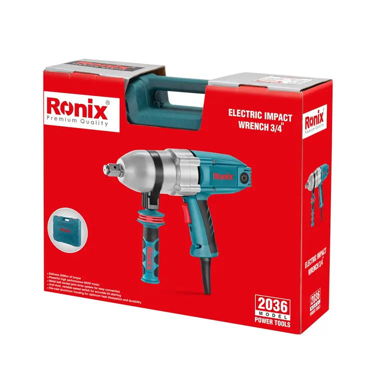 Llave Impacto Eléctrica Ronix 2036 3/4" 600W