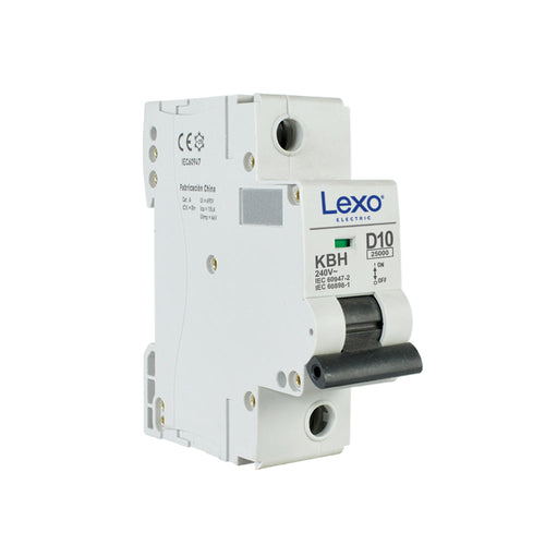 Interruptor automático 1X25A curva D 25kA