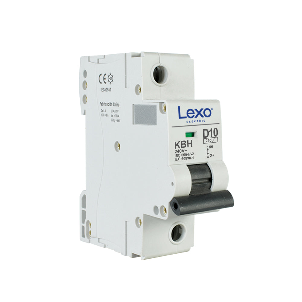 Interruptor automático 1X40A curva D 25kA