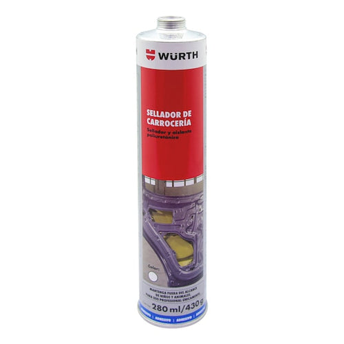 ADHESIVO SELLADOR PU GRIS 280ML - WURTH - WURTH