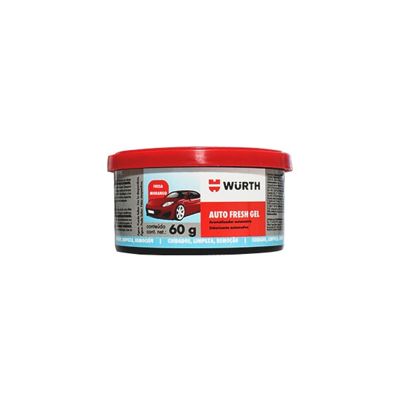 AROMATIZANTE AUTO GEL FRESH FRESA - WURTH - WURTH