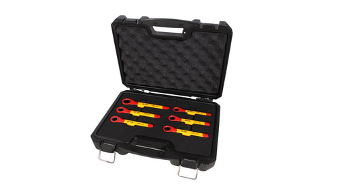 Juego de Llaves de Corona con Chicharra 6 Piezas VDE 1000V - SMART TOOLS