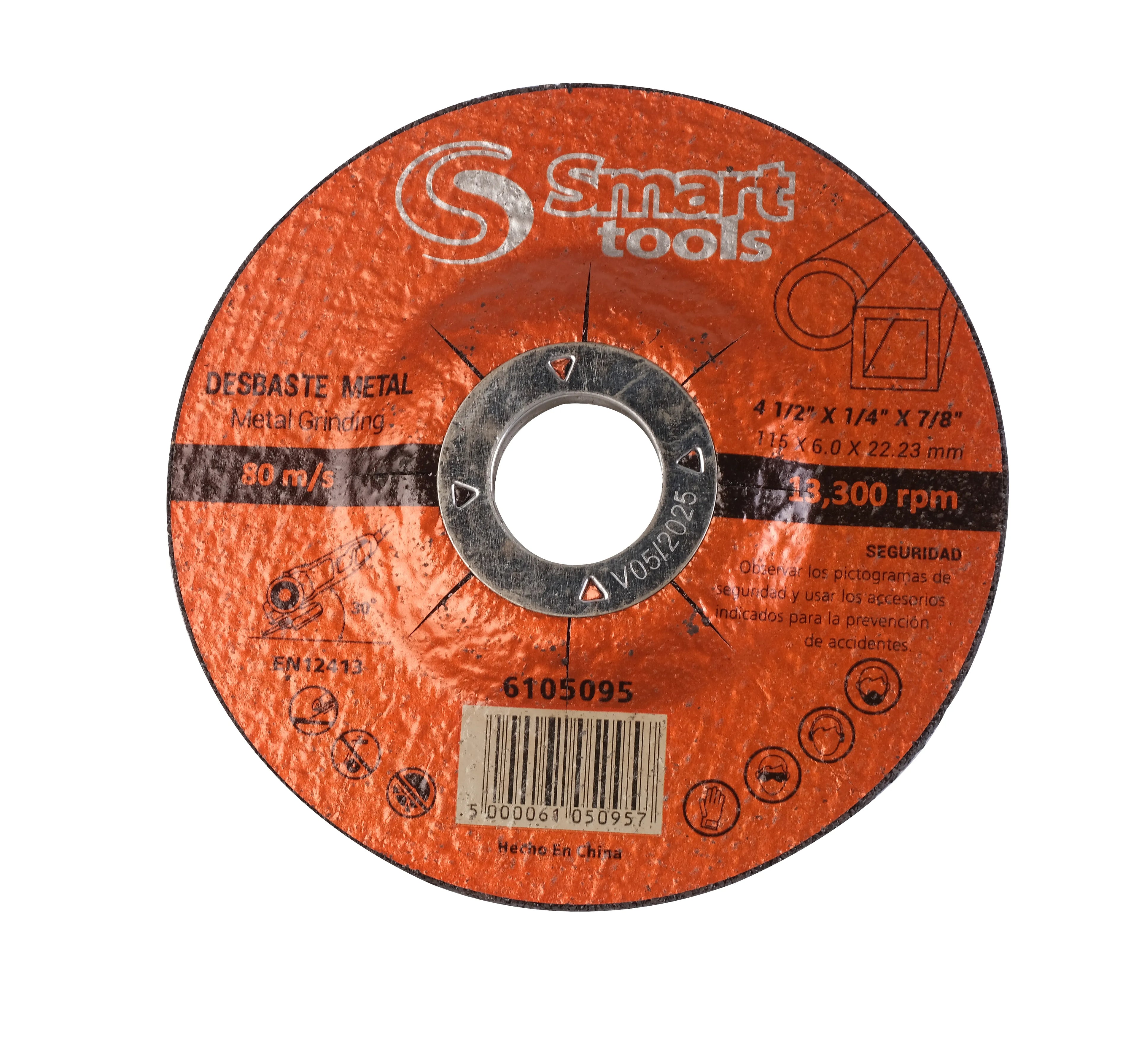 DISCO DE DESBASTE AC./INOX. 4.5X63MM. #A24 EXTRA