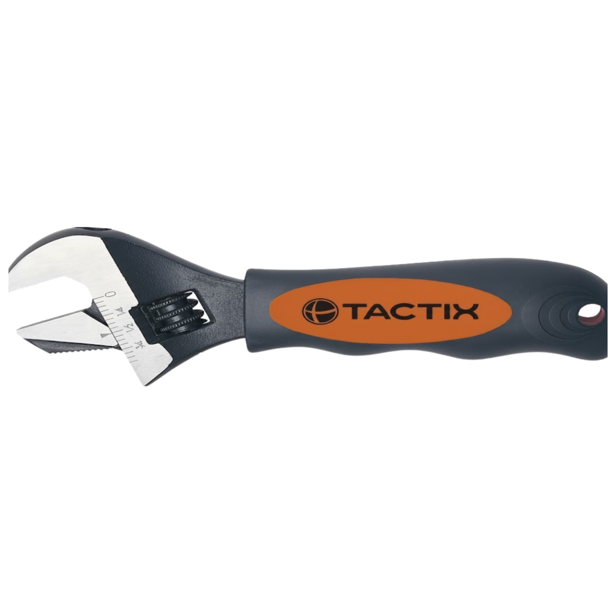 LLAVE FRANCESA TACTIX # 900061 C/BOCA RECTA Y DENTADA