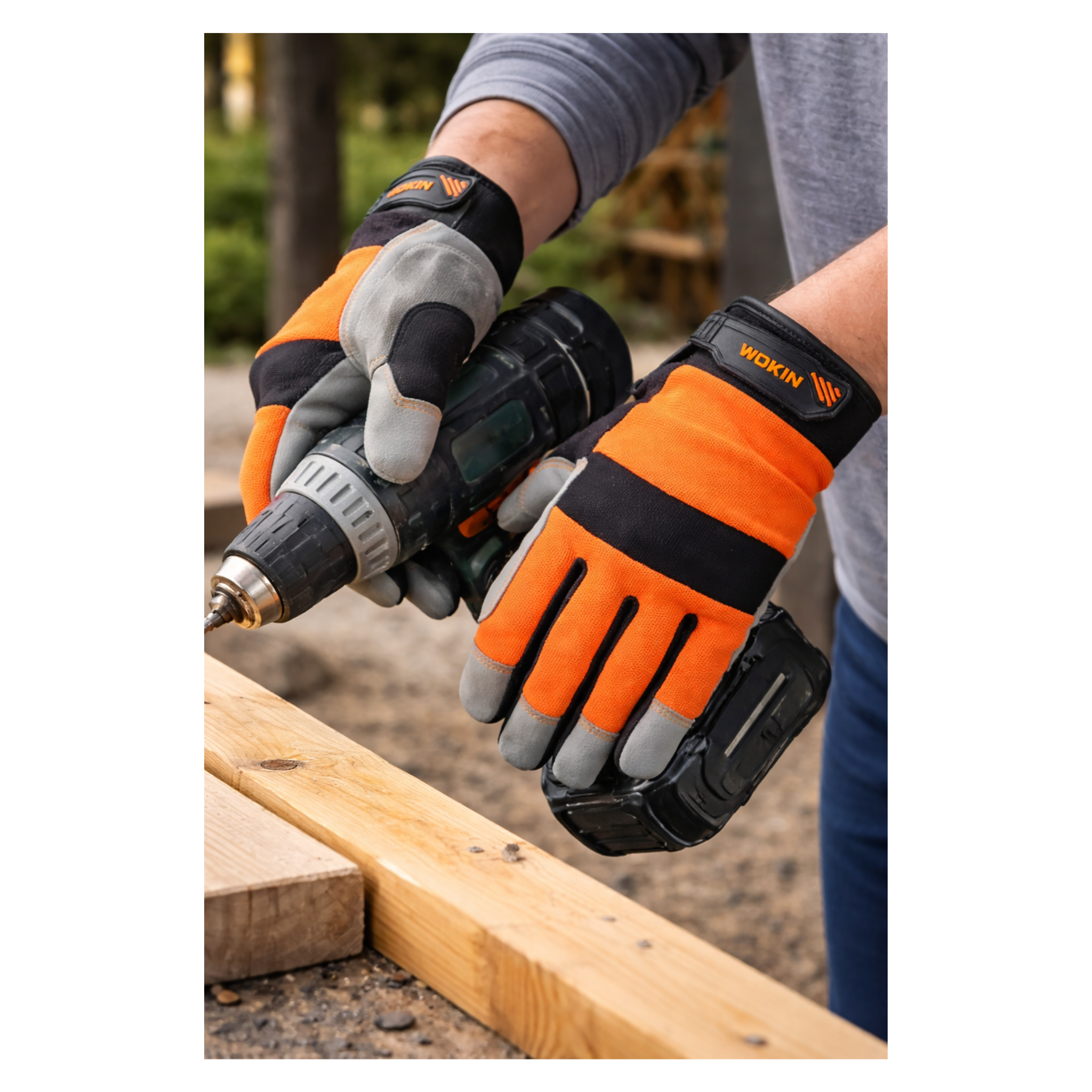 guantes para mecánicos XL (450510) WOKIN