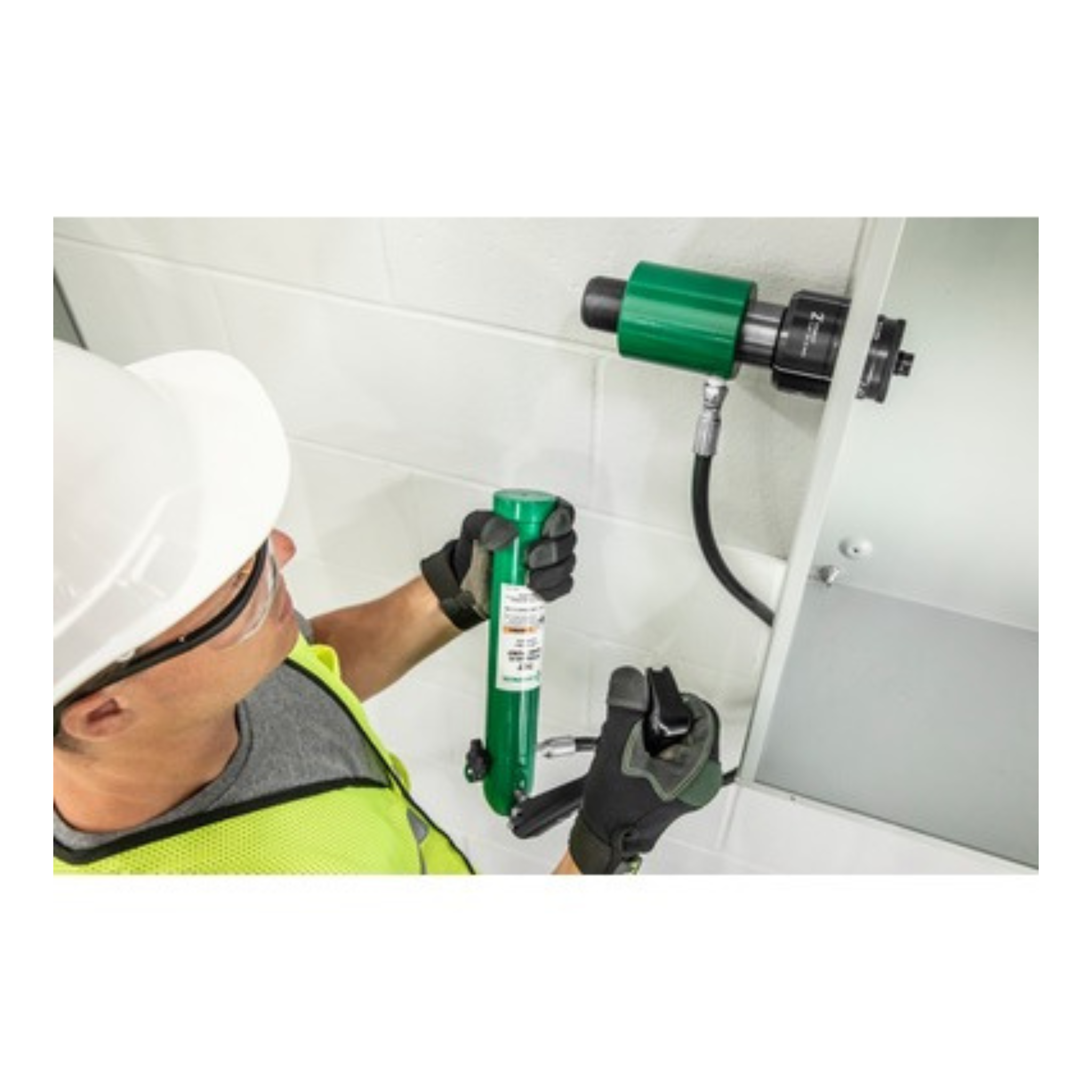 Jgo. sacabocados hidraulico 1/2 - 4 ac (7310sb) - GREENLEE