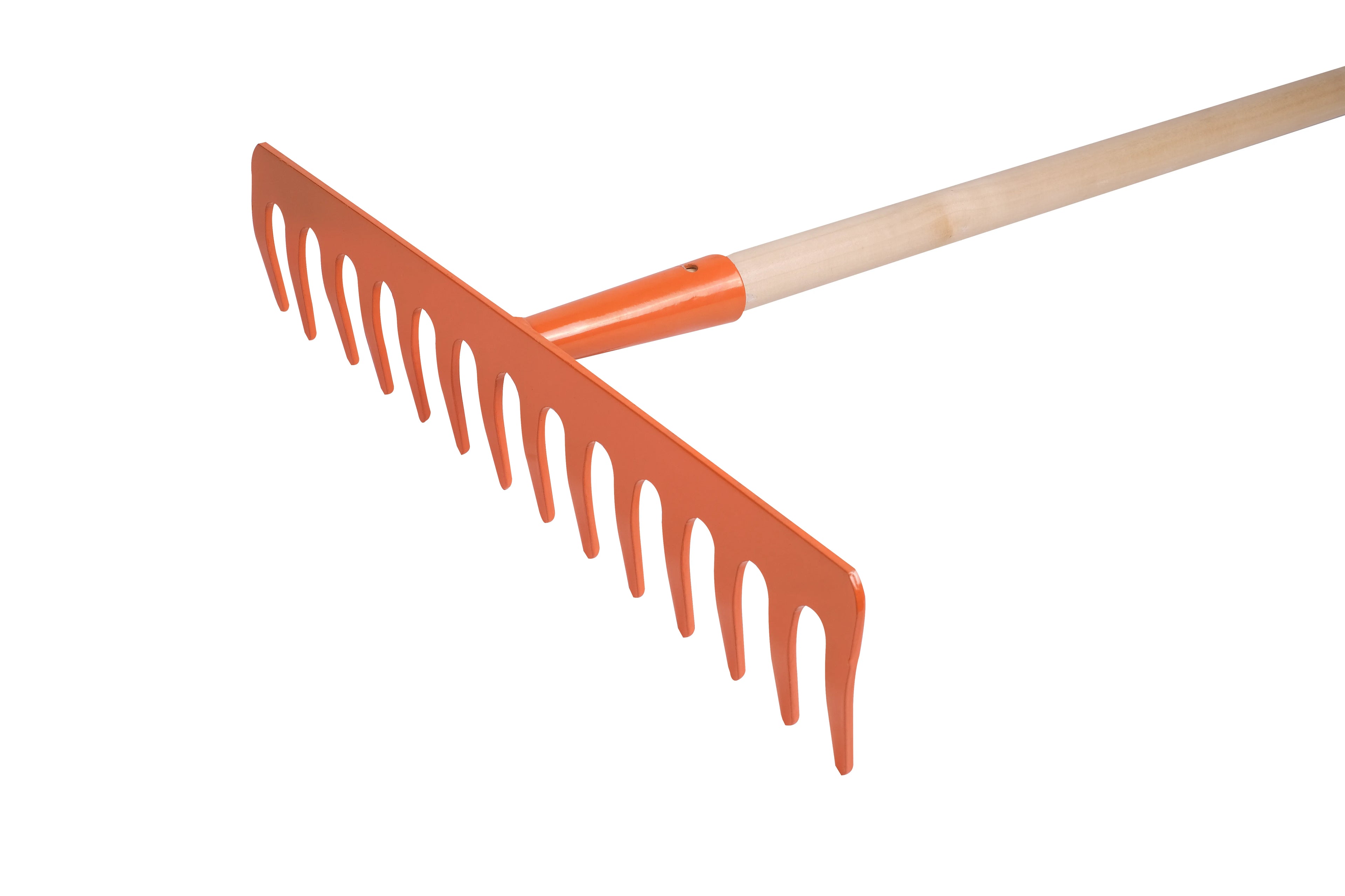 RASTRILLO JARDINERO 14 DIENTES MANGO DE MADERA GROSOR 4MM