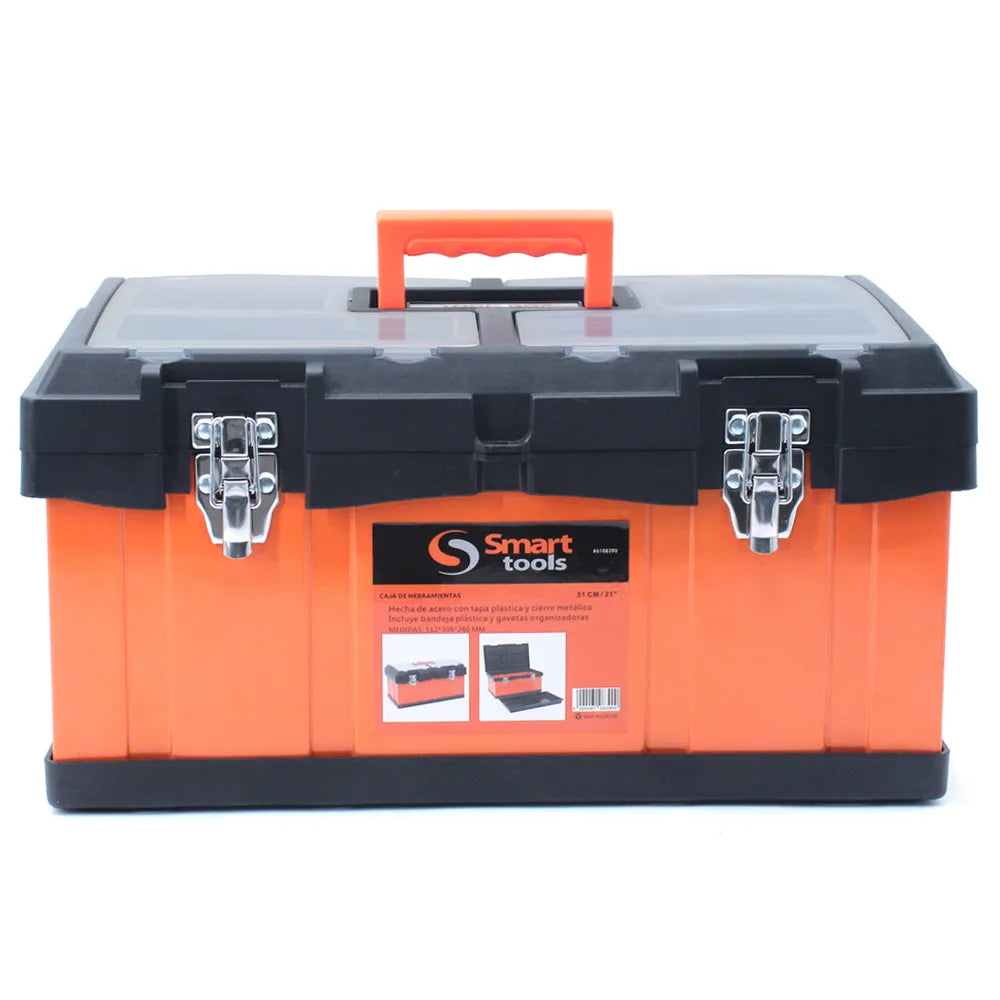 CAJA HERR. 21” Acero/Plastico con cierre metálico