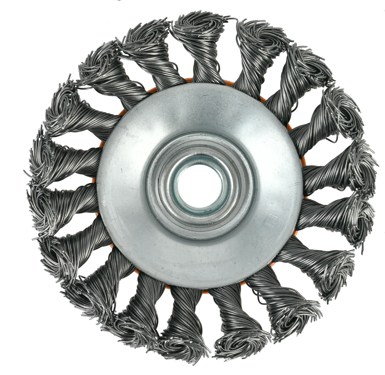 GRATA COPA PLANA ACERO TRENZADO 4 M14X2