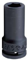 DADO IMPACTO LARGO HANS 3/4 DR 6 PTA. 25 MM(OF)