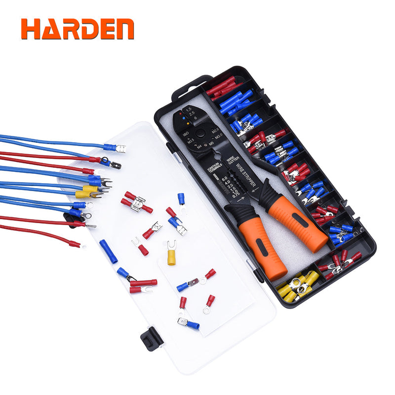 Crimpeadora terminales fastom con 66 piezas Harden