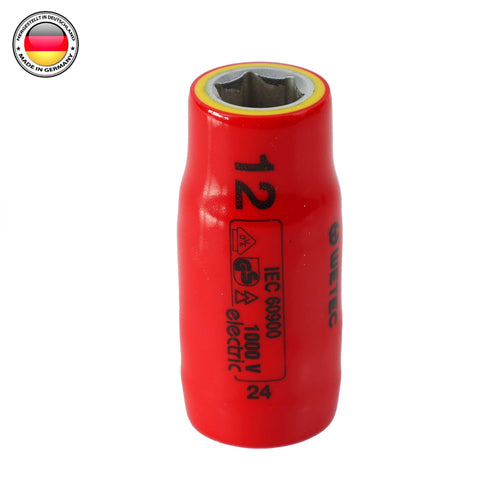 SOQUETE PARA DADO 12MM 1/2″. AISLADO