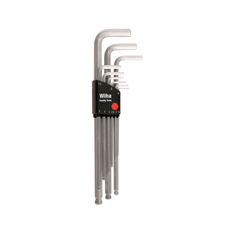 Set de 9 llaves allen en L. soporte simple