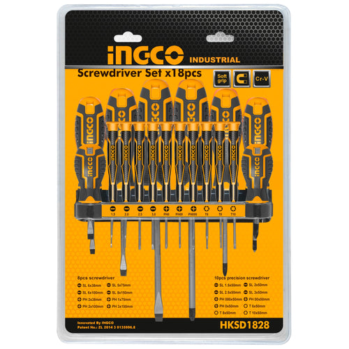 ATORNILLADOR INGCO PRECISION JGO 18 PZAS # HKSD1828