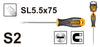 ATORNILLADOR INGCO PALETA IMANTADO 5.5 X 75MM #HS685075(OF)