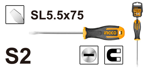 ATORNILLADOR INGCO PALETA IMANTADO 5.5 X 75MM #HS685075(OF)