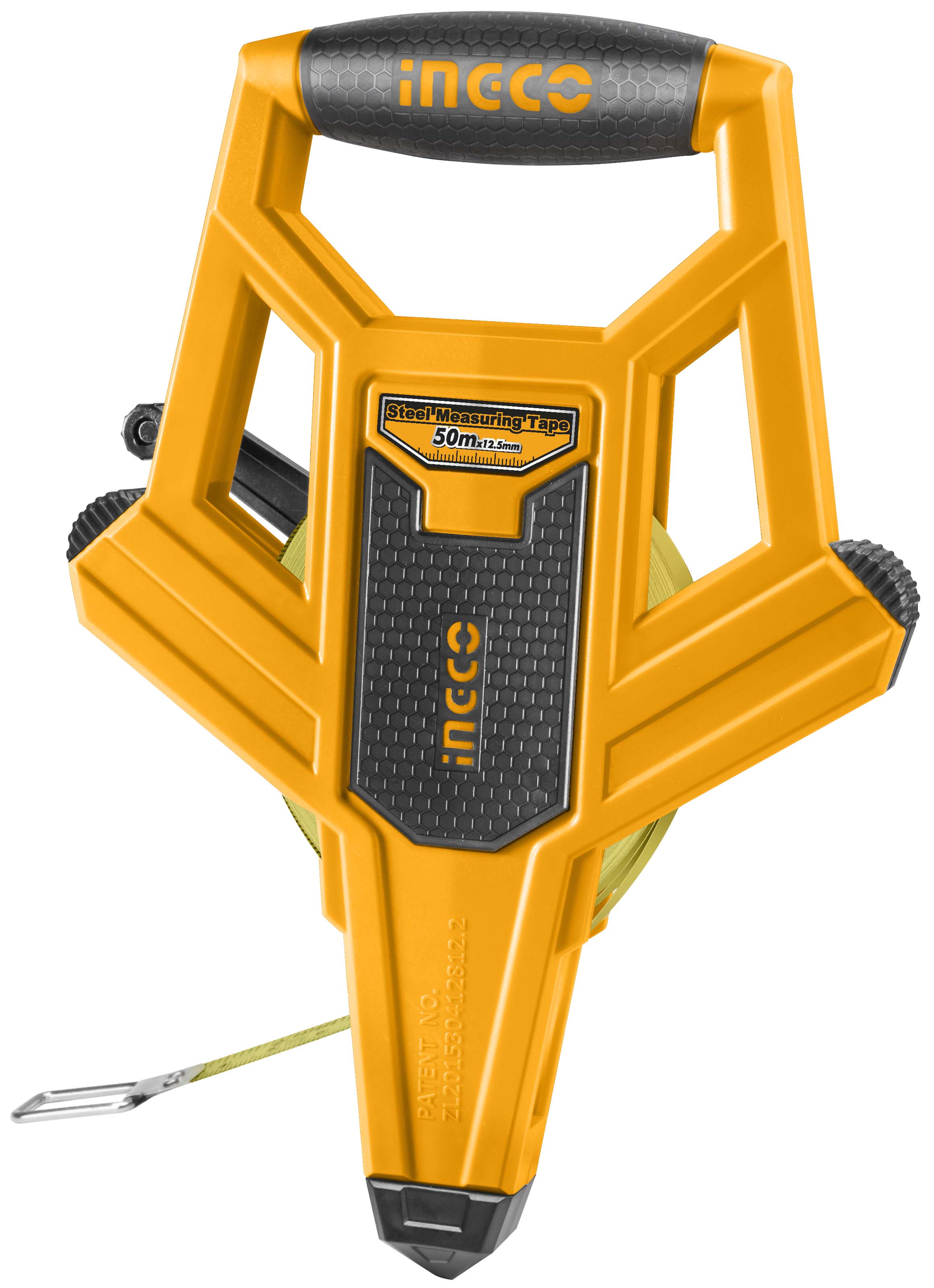 HUINCHA INGCO AGRIMENSOR ACERO 50MTS X 12.5MM (MM-PUL) #HSMT8550