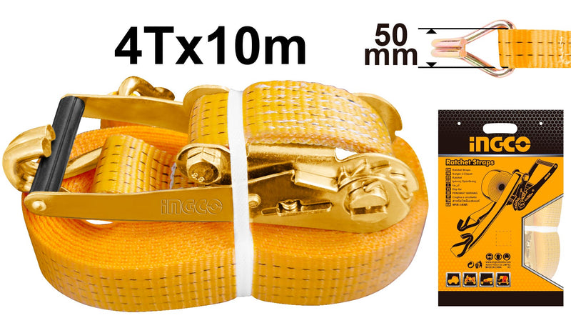 ESLINGA INGCO 10 MT X 50 MM CARGA MAXIMA 4.000 KG. # HRSP4101