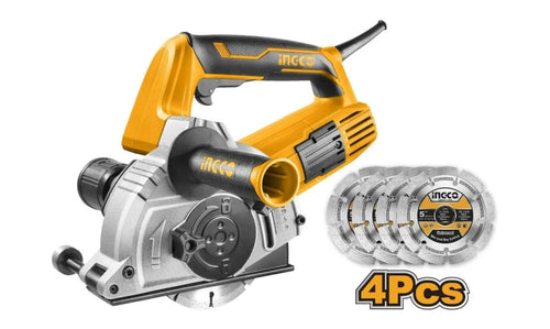 SIERRA INGCO ACANALADORA DE CONCRETO 4 DISCOS 1500W #WLC15008