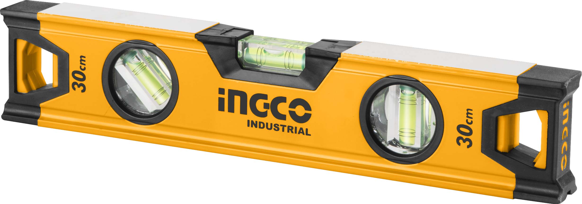NIVEL INGCO ALUMINIO INDUSTRIAL 30 CM. TRES AGUAS # HSL08030