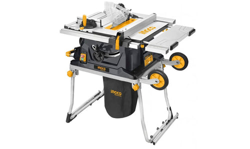 SIERRA DE BANCO INGCO INDUSTRIAL C/RUEDAS 10" 1500 WATTS # TS15008
