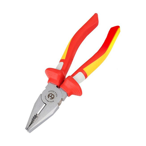 Alicates universales WETEC VDE. mango de 3 componentes. 180 mm