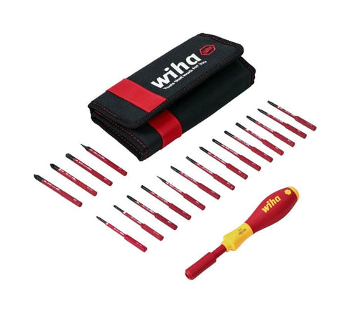 Juego de 19 hojas de atornilladores SlimLine aislante