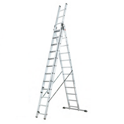 ESCALERA ALUMINIO TIJERA TEL.3 X 3.35 M.