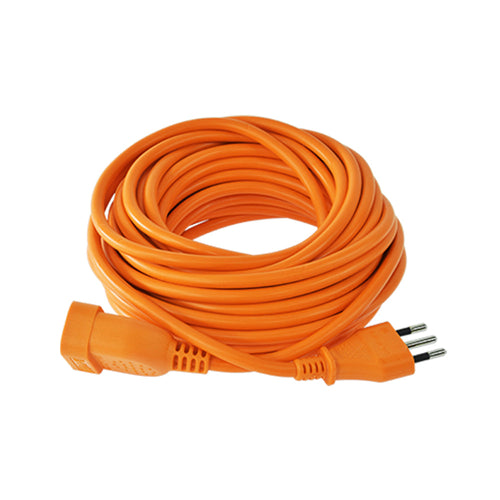 CABLE EXTENSION 10A 2P+T 10 METROS NARANJO
