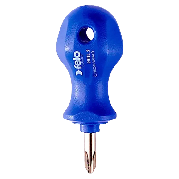 Destornill.cruz pz2 6.0x25mm m/azul (80102090) - FELO