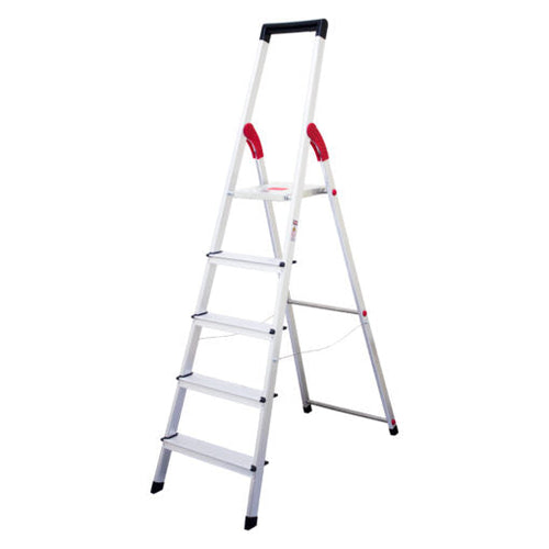 ESCALERA ALUMINIO TIJERA 5 PELDAÑOS MAGNA