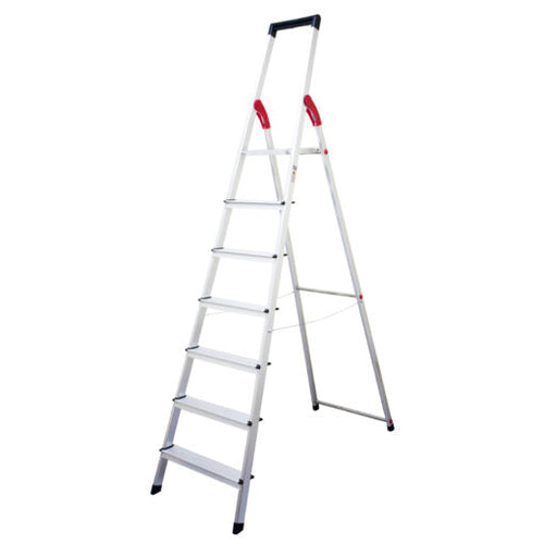ESCALERA ALUMINIO TIJERA 7 PELDAÑOS MAGNA