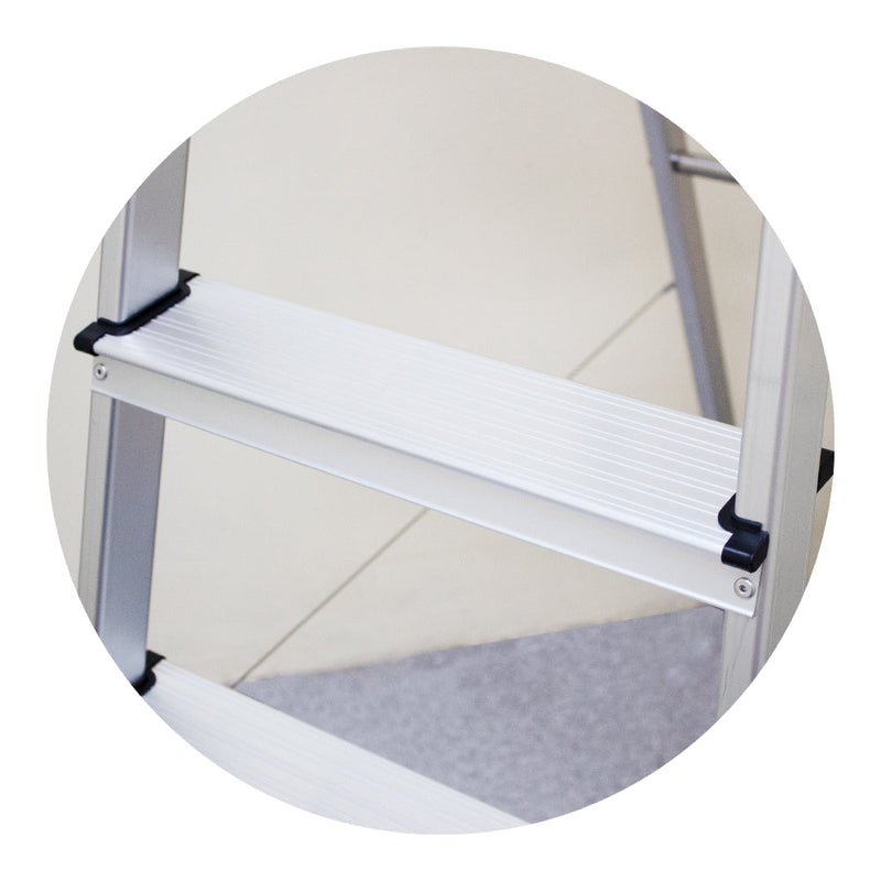 ESCALERA ALUMINIO TIJERA 4 PELDAÑOS MAGNA