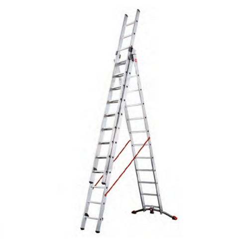ESCALERA ALUMINIO TIJERA TELESCOPICA 3X12 PELDA OS HAILO