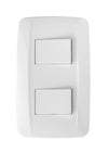 Interruptor doble Blanco