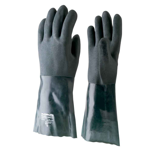 GUANTE PVC VERDE RUGSON 14 635GJ-10