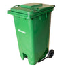 BASURERO CON TAPA RUEDA Y PEDAL 120 L SOIN