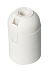 Portalampara plastico bornera Blanco