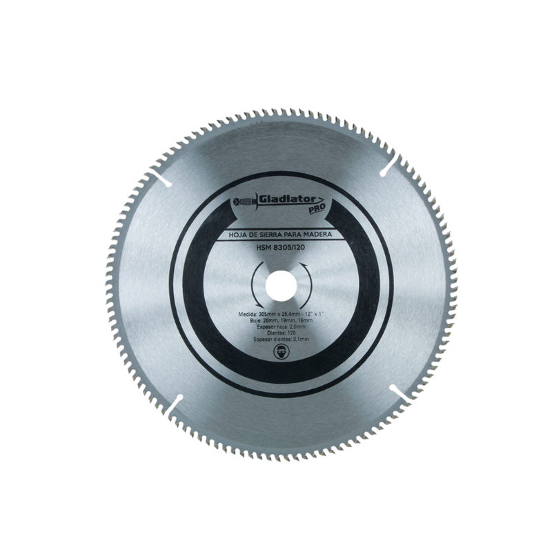 DISCO DE SIERRA 10" x 1.8mm 120 DTES HSM 8255/120