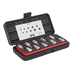 Juego de Dados con puntas para TORX® (estrella) y Phillips de 1/2 BAHCO