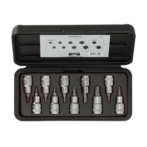 Juego de Dados con puntas para TORX® (estrella) y Phillips de 1/2 BAHCO